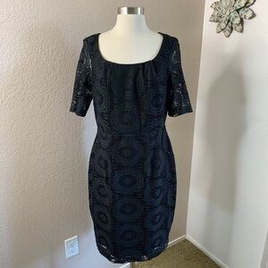 London Times Lace Feminine Modest Dress